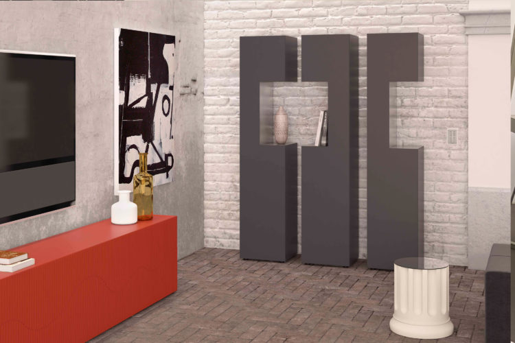 Mobile contenitore REBUS di Minotti Italia