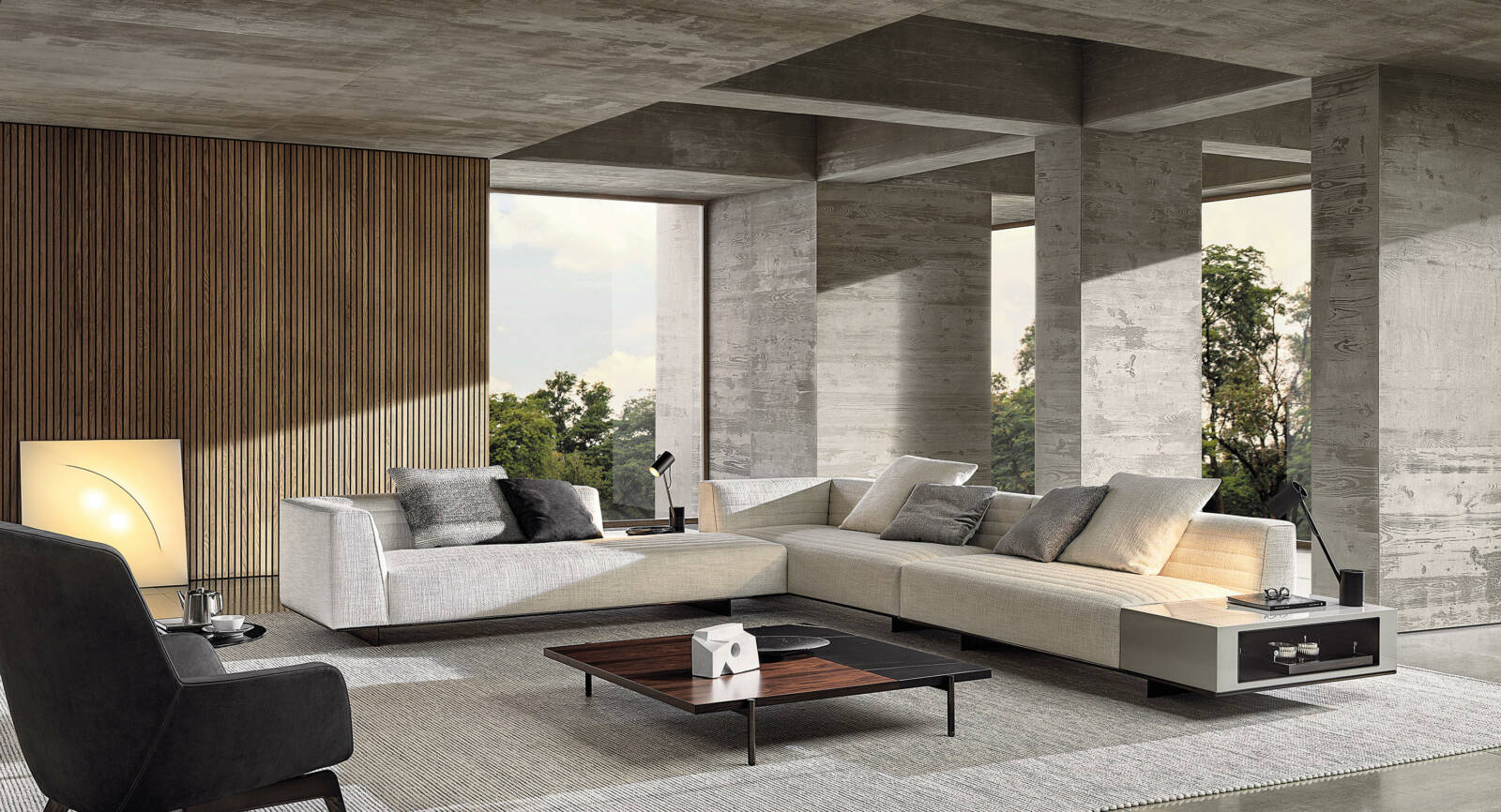 Minotti: top quality furniture 100% made in Italy